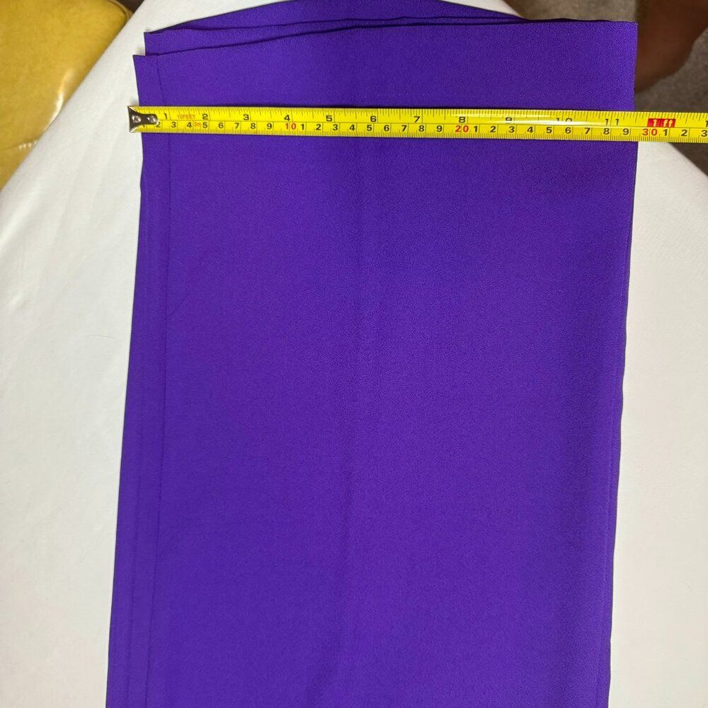 Ann Taylor Purple Wide-Leg Dress Pants - Picture 8 of 8